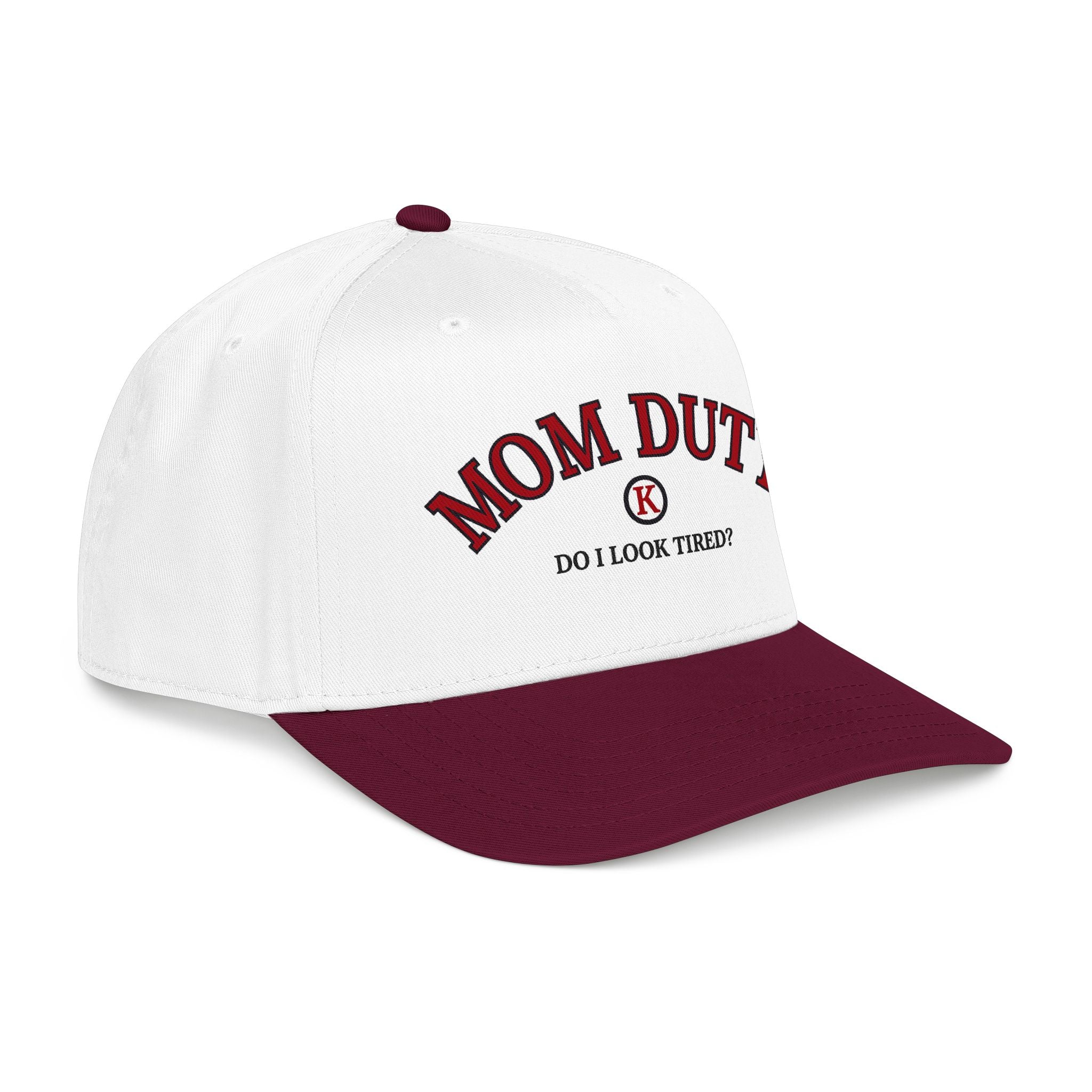 Mom Duty Mid Profile Baseball Cap