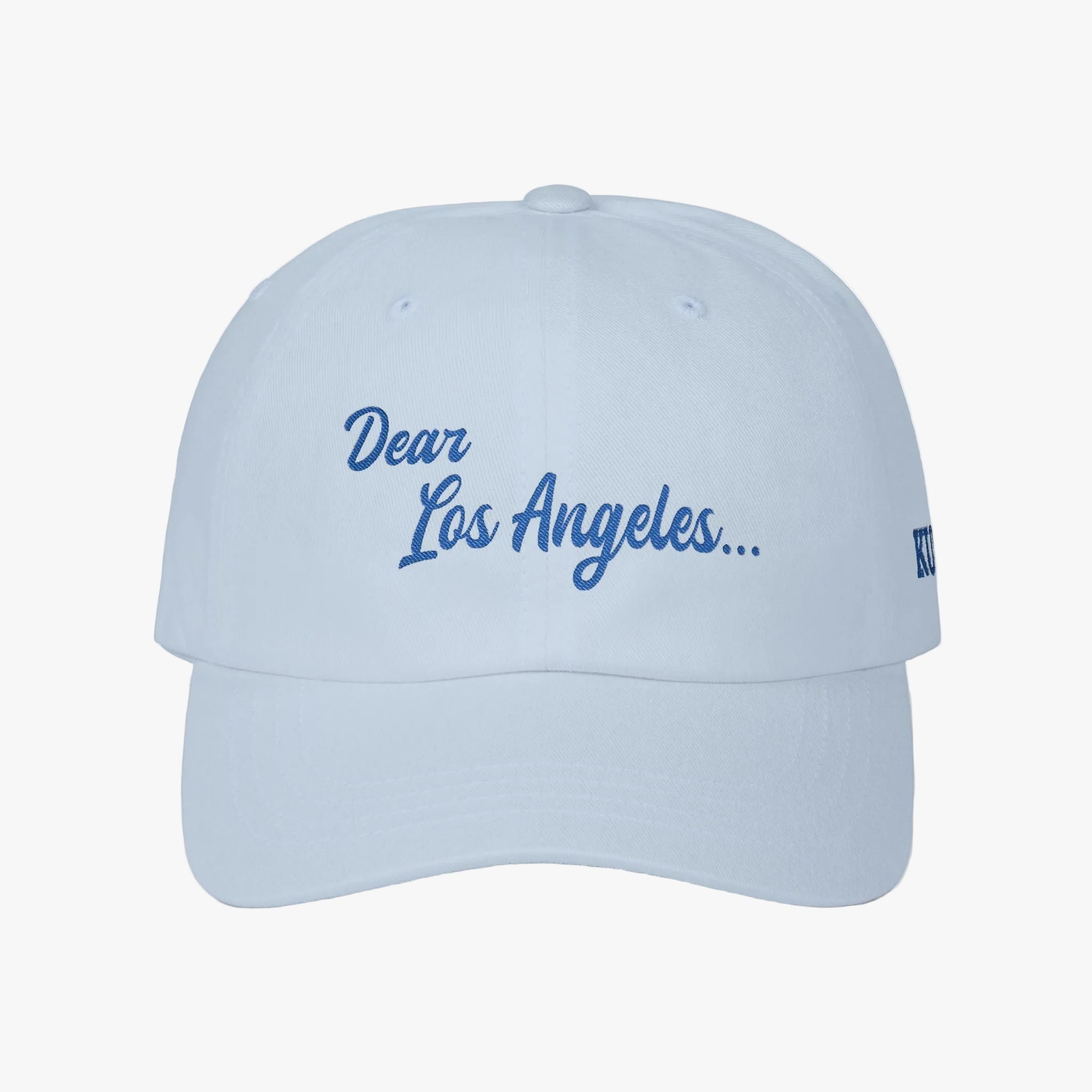 Dear Los Angeles Dad Cap Baby Blue