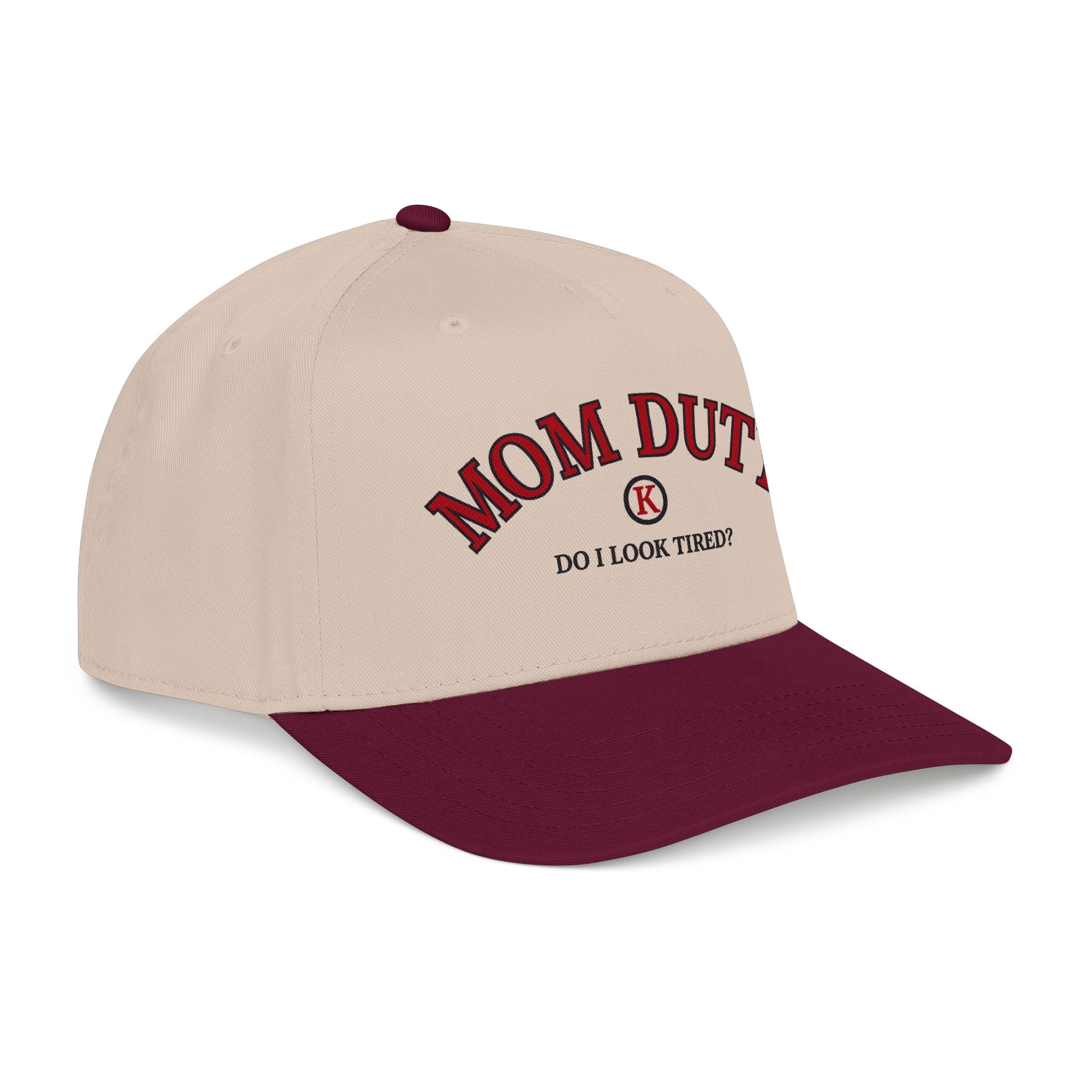 Mom Duty Mid Profile Baseball Cap