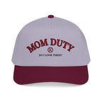 Mom Duty Mid Profile Baseball Cap