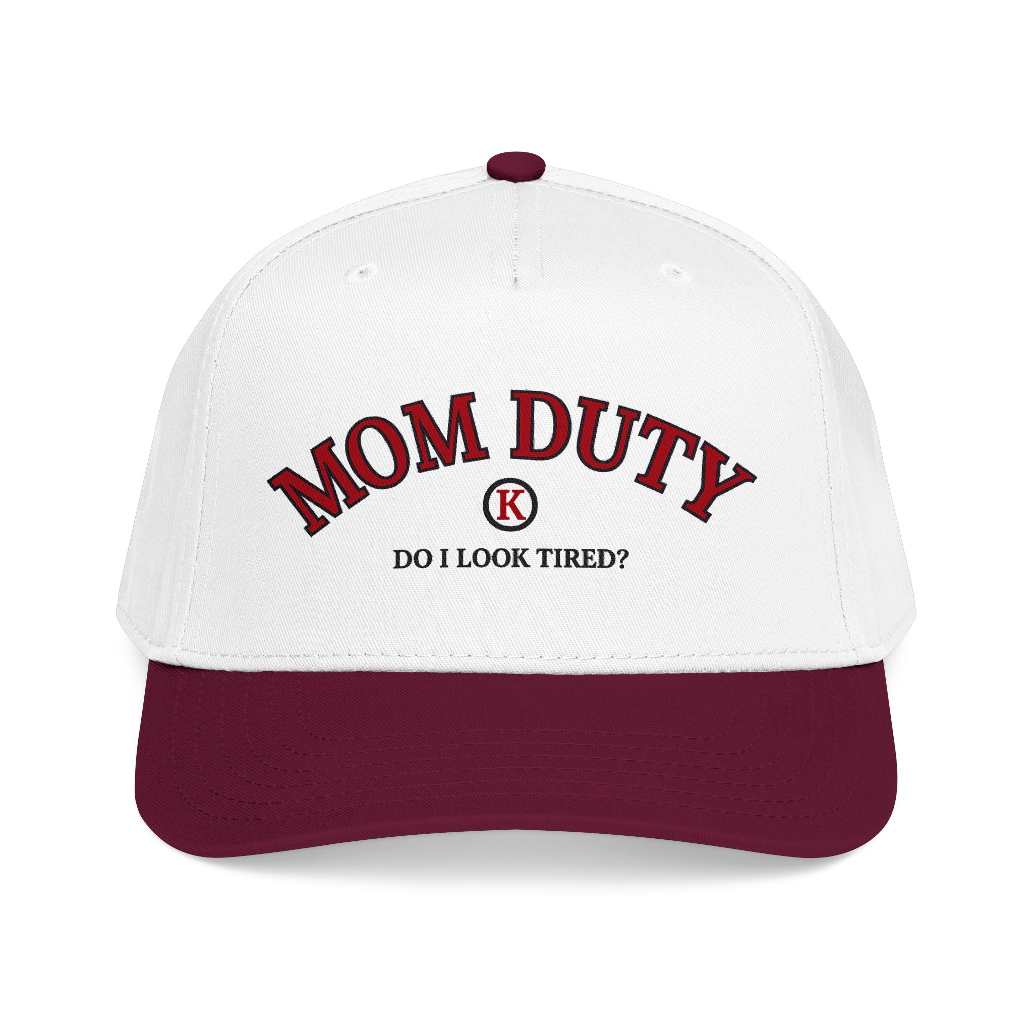 Mom Duty Mid Profile Baseball Cap