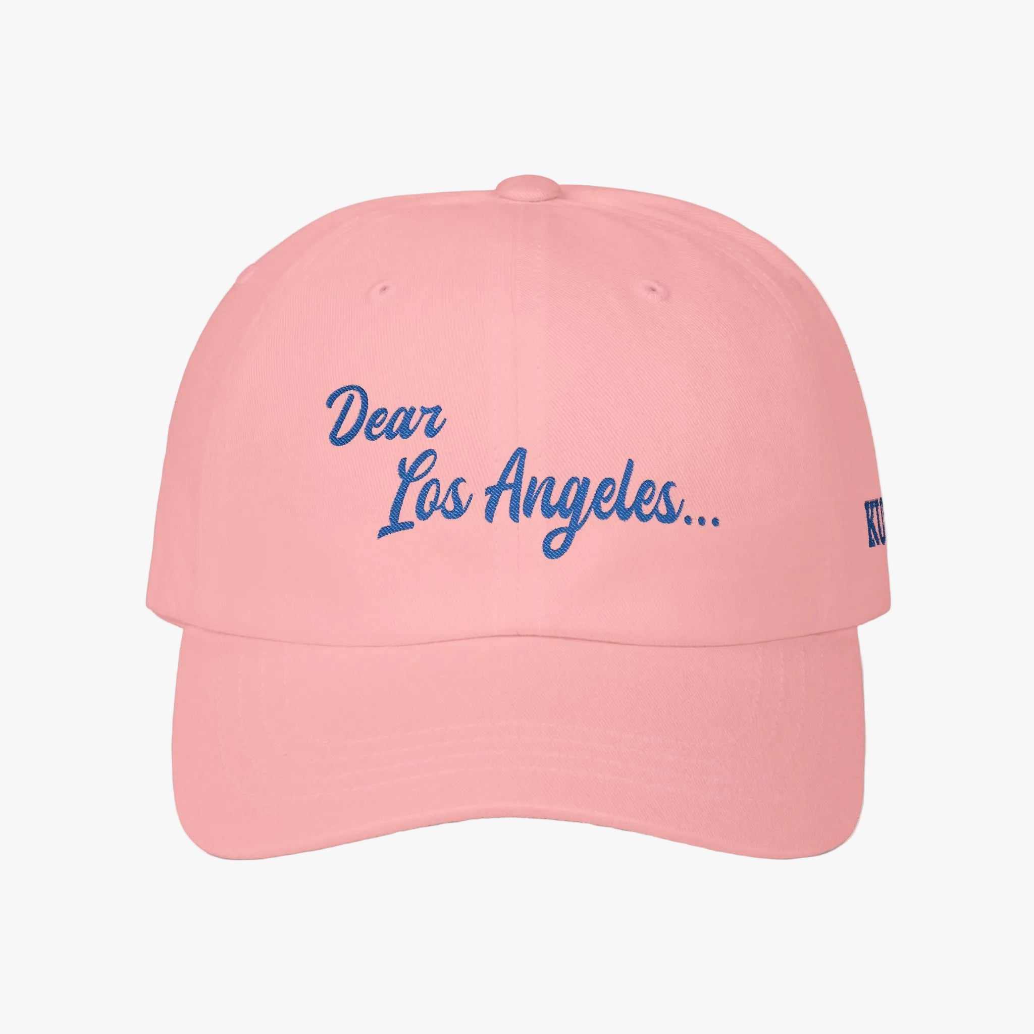 Dear Los Angeles Dad Cap Pink