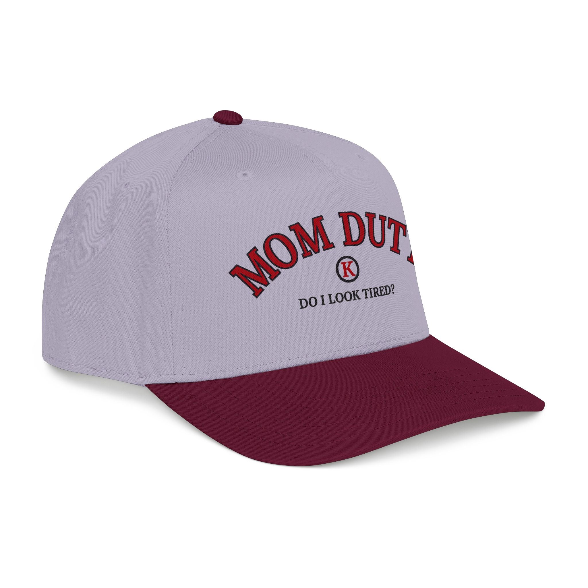 Mom Duty Mid Profile Baseball Cap