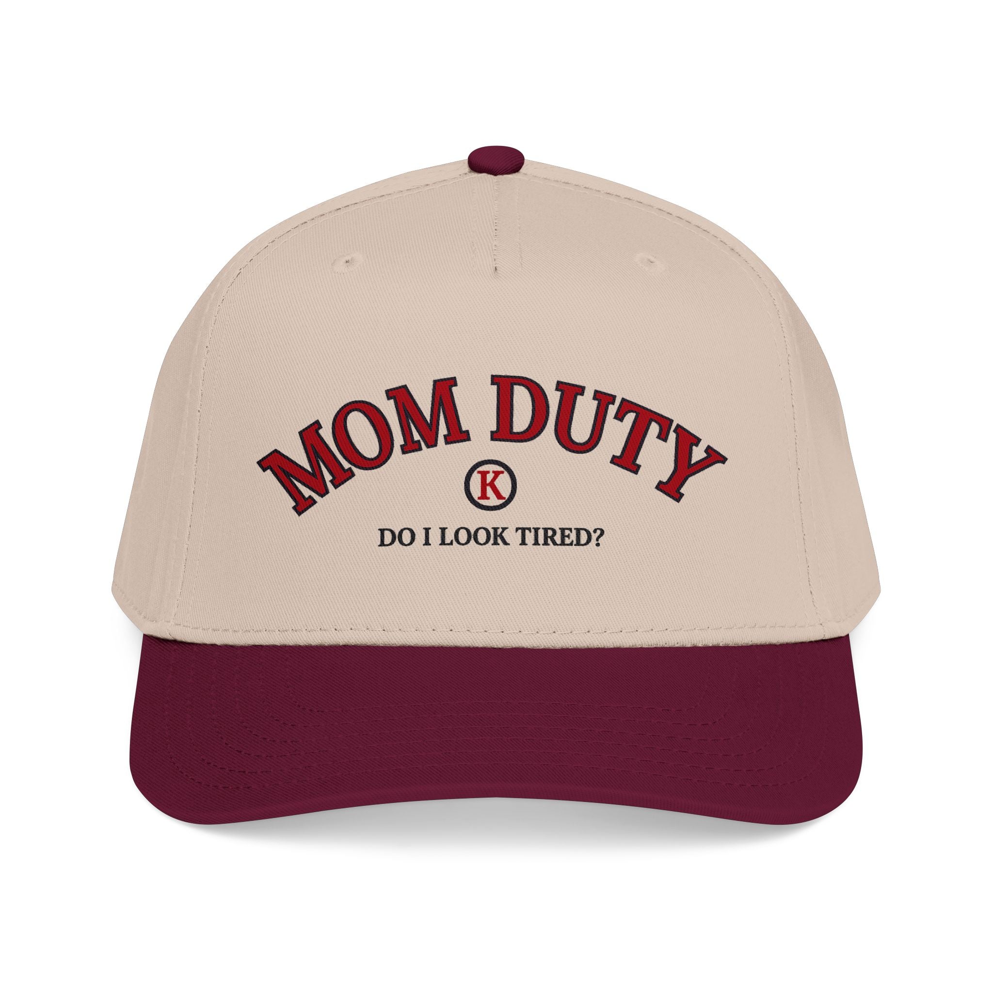 Mom Duty Mid Profile Baseball Cap