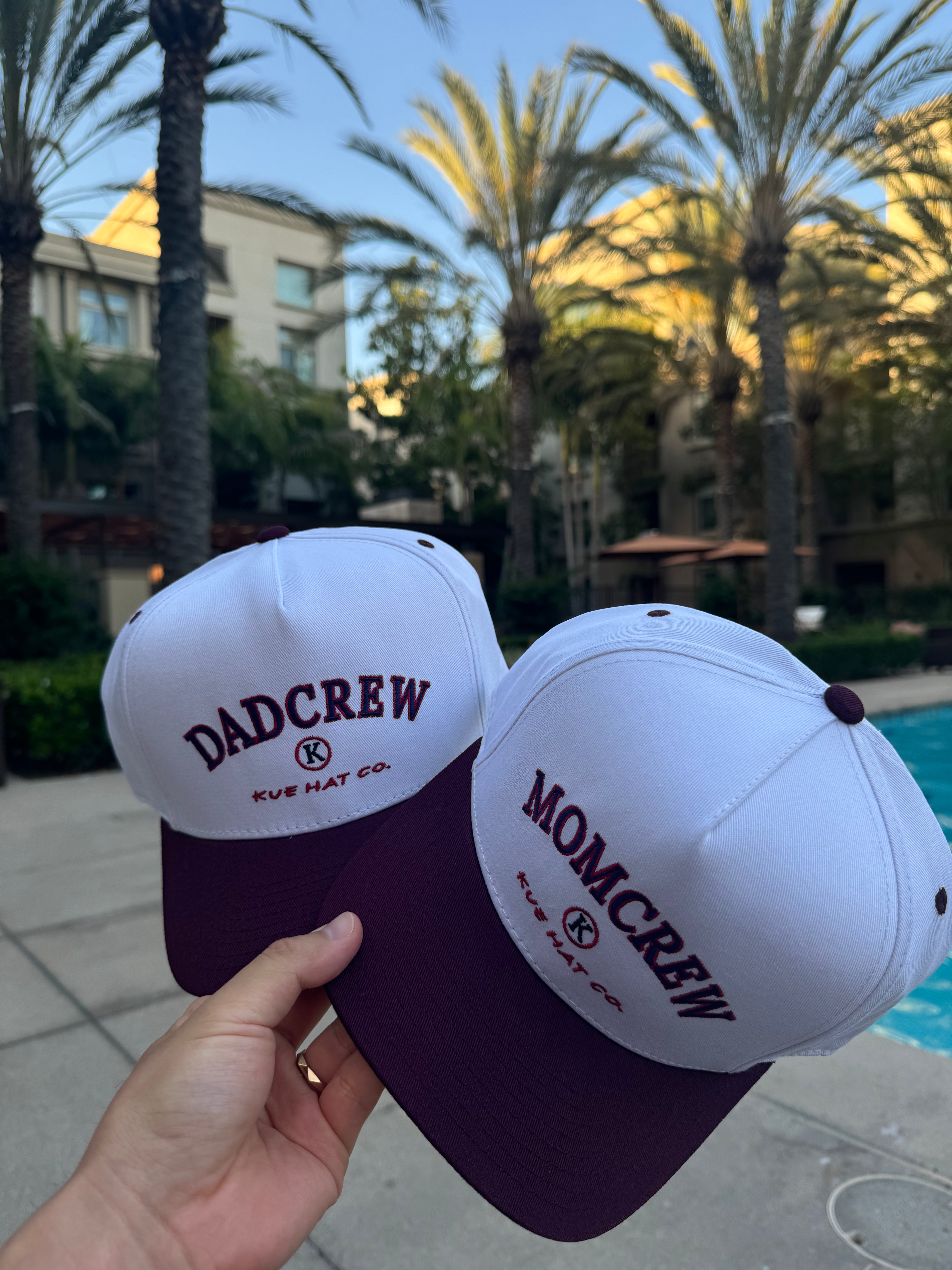 Dad Crew Maroon Snapback