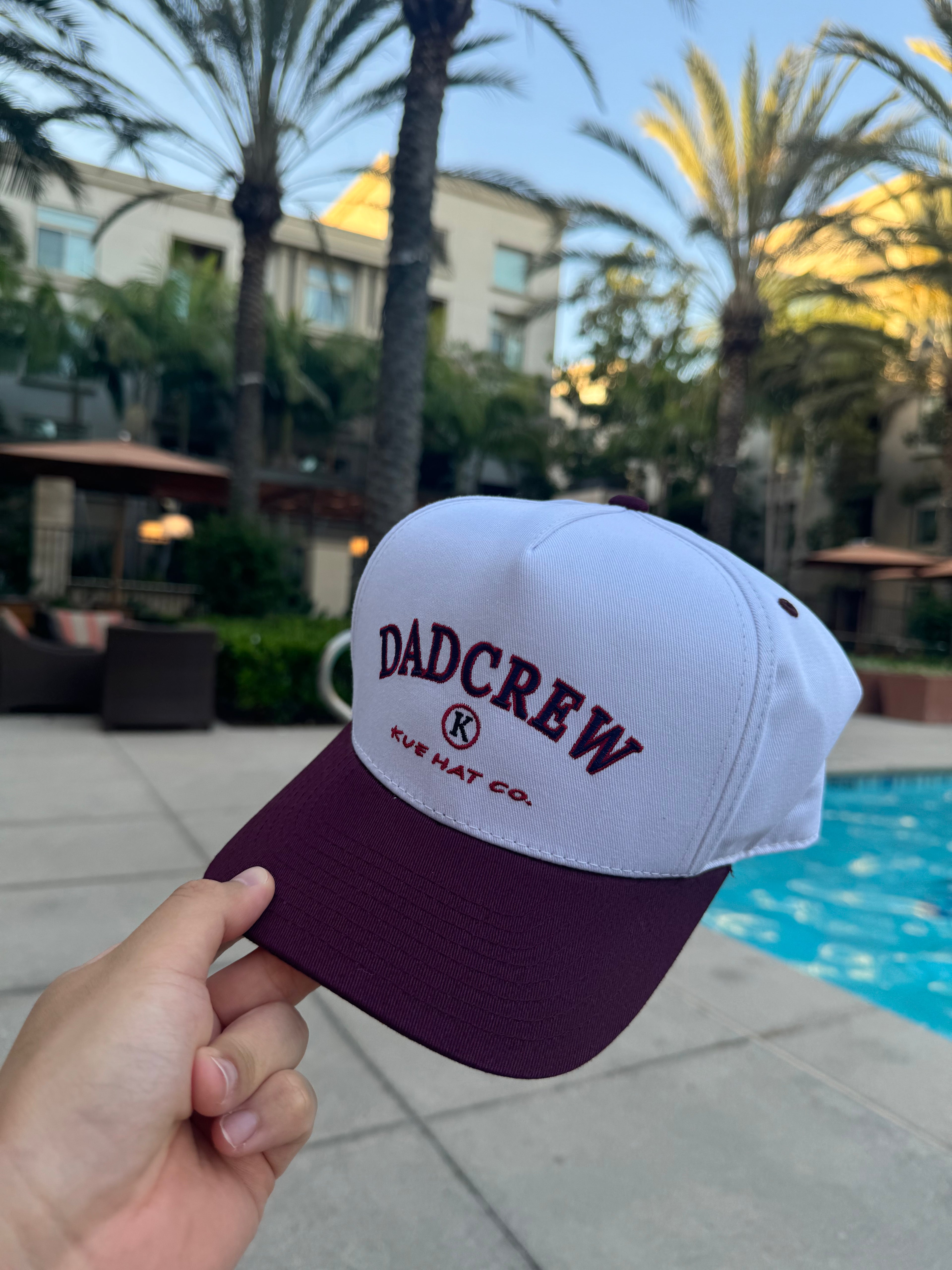 Dad Crew Maroon Snapback
