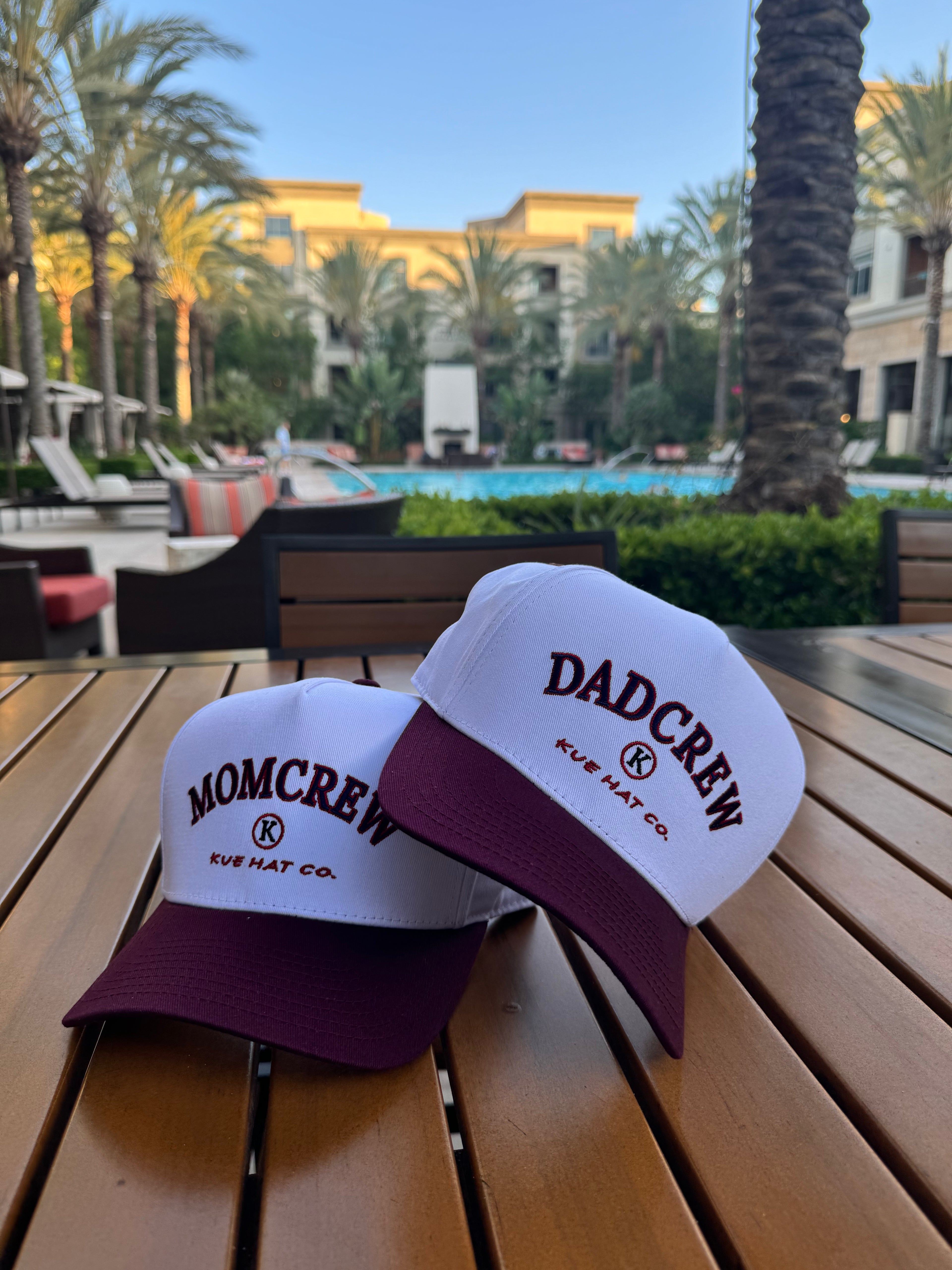 Dad Crew Maroon Snapback