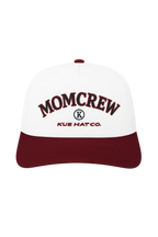 Mom Crew Maroon Snapback